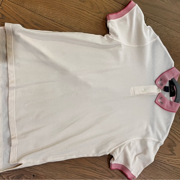 Cream Embolished Collar Polo - Picture 5 of 9